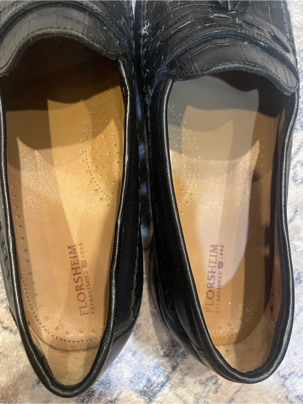 Florsheim Men's Black Leather Pisa Tassel Loafers